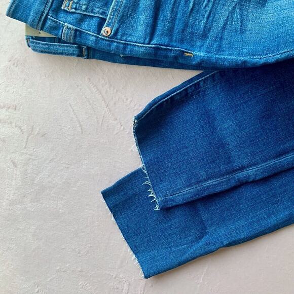 NEW $70 MADEWELL Skinny Jeans Medium Wash Mid Rise Denim Ankle Stretch 25 - Picture 8 of 11